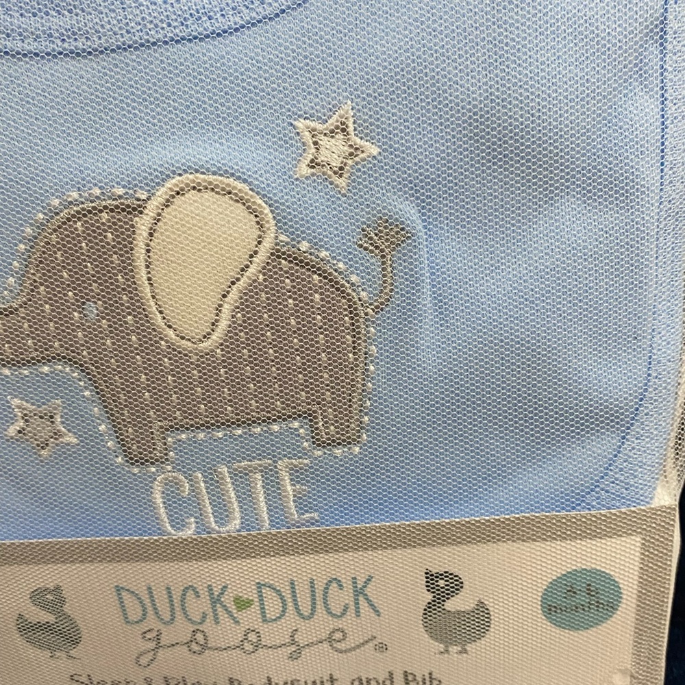 Duck Duck Goose Blue Elephant Baby Set - Picture 3 of 9